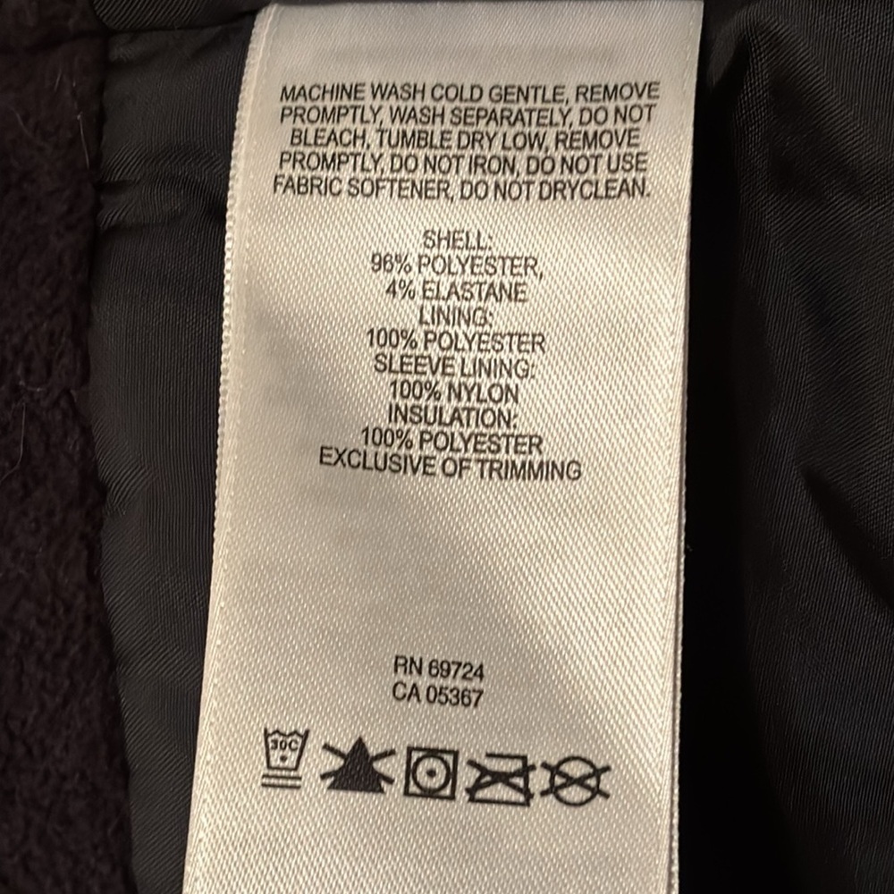 Columbia Men's Black  fleece lined Jacket, size medium - Picture 5 of 11